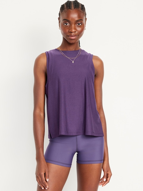 CloudMotion Tank Top - Purple Maxine