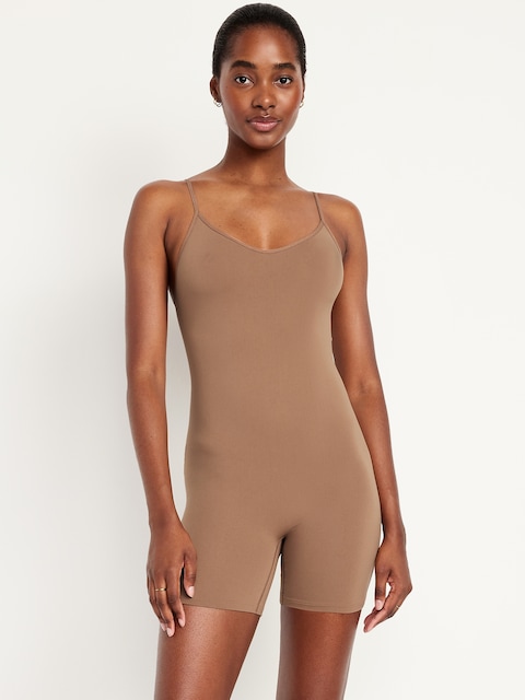 Seamless Cami Short Bodysuit - Cocoa Fawn