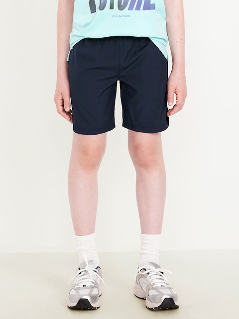 Above Knee StretchTech Performance Shorts for Boys - Medium Navy