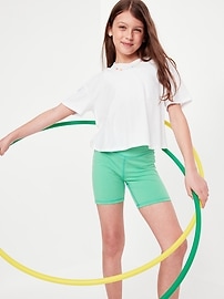 Image number 1 showing, CloudMotion Cropped Performance T-Shirt for Girls