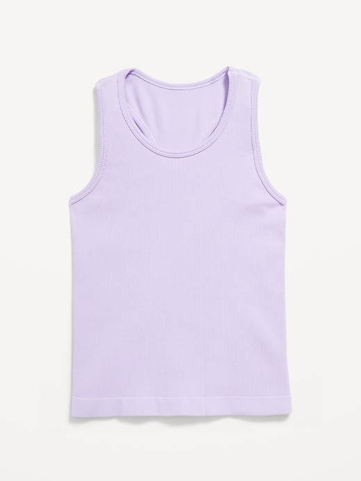 Image number 1 showing, Seamless Fitted Performance Tank Top for Girls