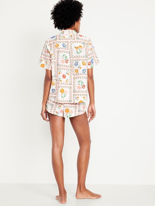 Image number 2 showing, Poplin Pajama Short Set
