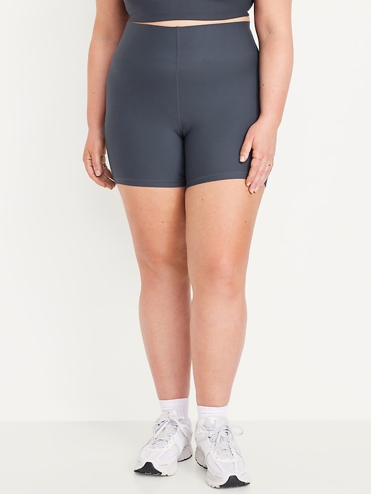 Image number 6 showing, Extra High-Waisted PowerSoft Sculpt Biker Shorts -- 6-inch inseam