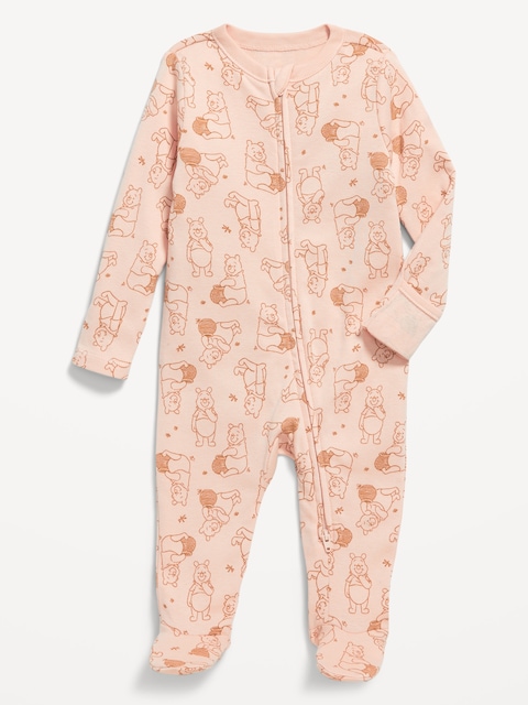 Disney© 2-Way-Zip Sleep & Play Footed One-Piece for Baby - Winnie The Pooh