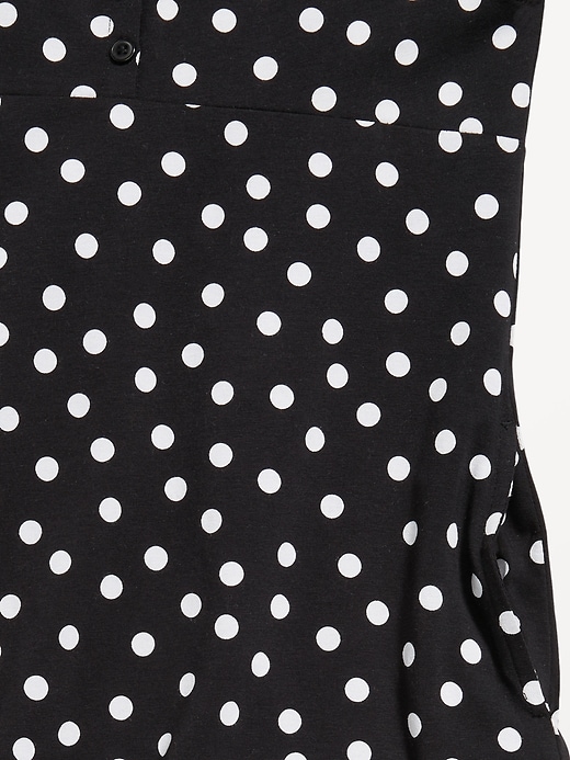 Image number 4 showing, Printed Short-Sleeve Henley Dress for Girls