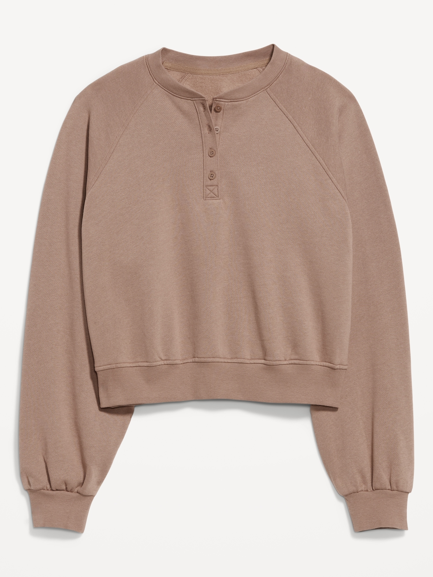 SoComfy Oversized Button-Front Sweatshirt