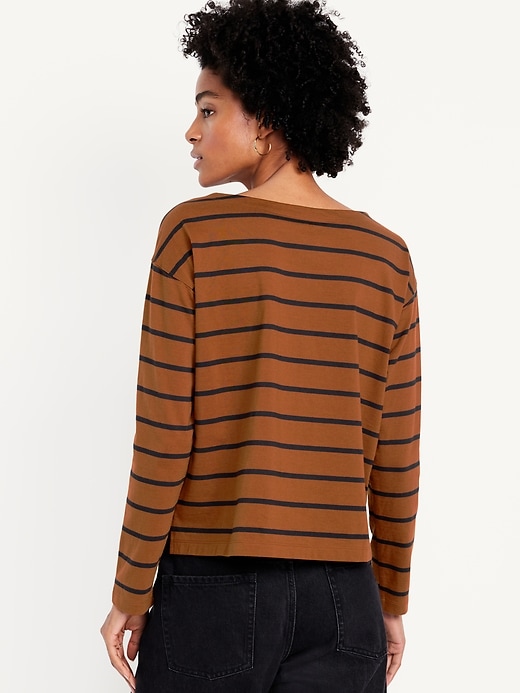 Image number 2 showing, Long-Sleeve Mariner Loose T-Shirt