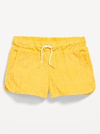Image number 4 showing, Textured-Knit Dolphin-Hem Cheer Shorts for Girls