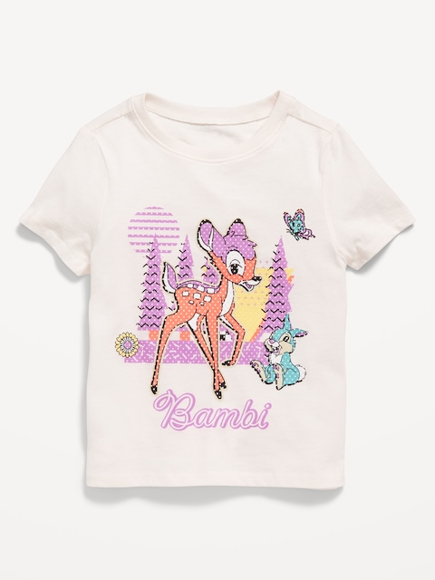 Disney© Bambi Unisex Graphic T-Shirt for Toddler - Sea Salt