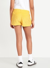 Image number 2 showing, Textured-Knit Dolphin-Hem Cheer Shorts for Girls