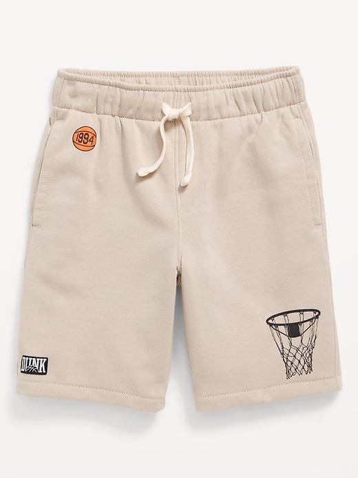 Fleece Jogger Shorts for Boys (At Knee)