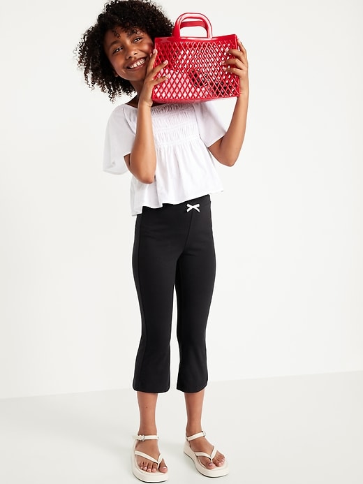 Image number 3 showing, High-Waisted Kick Flare Leggings for Girls