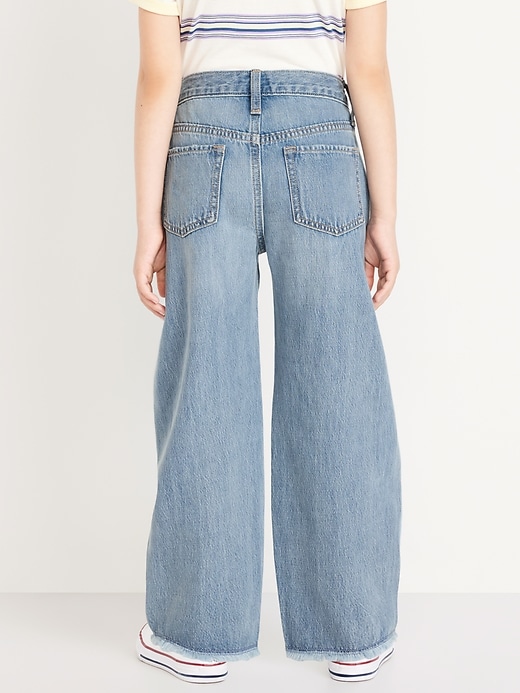 Image number 2 showing, Super Baggy Barrel-Leg Jeans for Girls