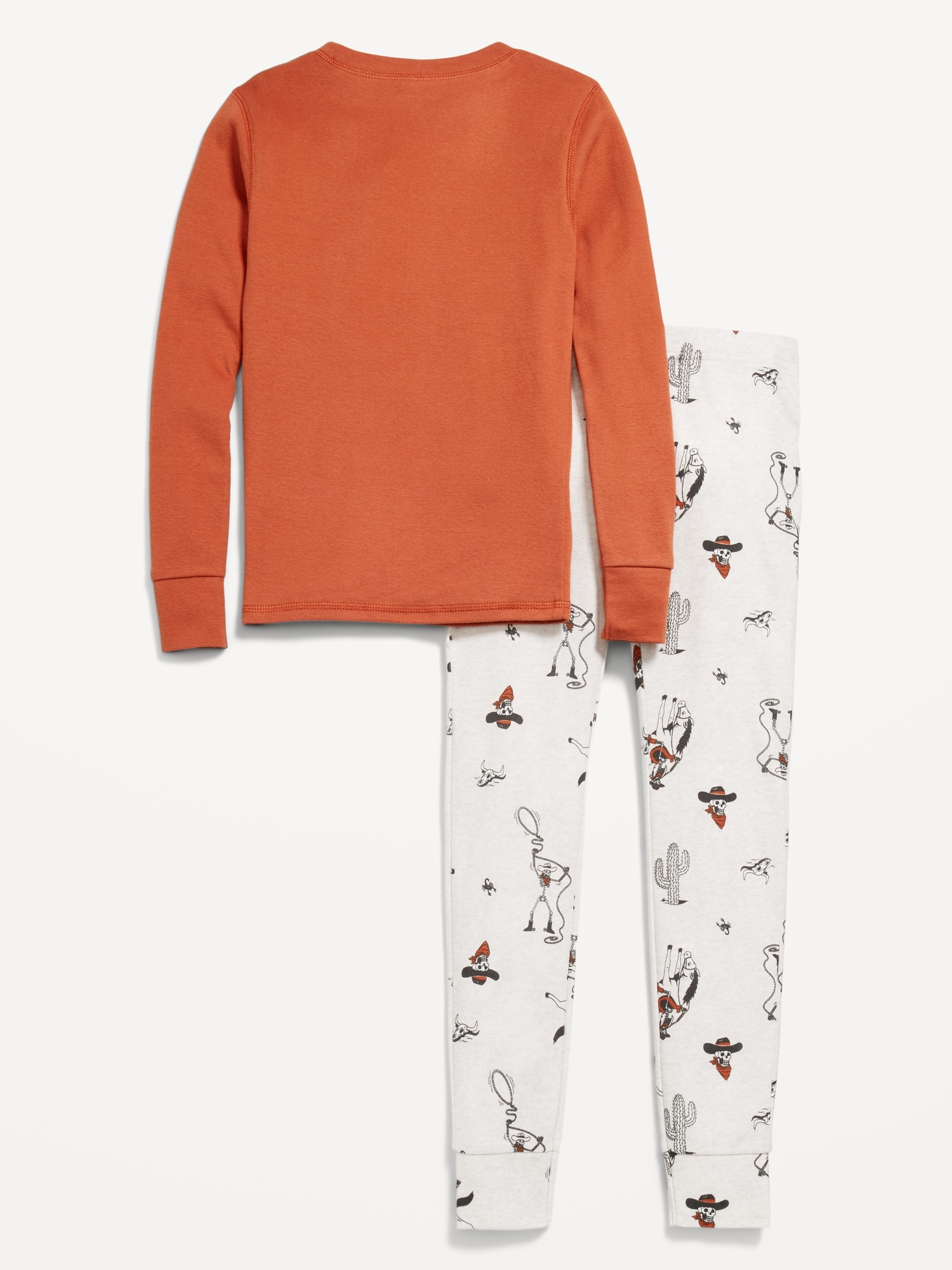 Gender-Neutral Snug-Fit Graphic Pajama Set for Kids