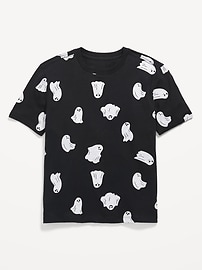 Image number 1 showing, Softest Printed Crew-Neck T-Shirt for Boys