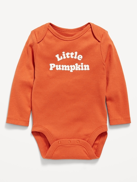 Image number 1 showing, Long-Sleeve Unisex Graphic Bodysuit for Baby