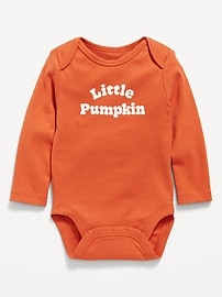 Image number 1 showing, Long-Sleeve Unisex Graphic Bodysuit for Baby