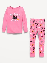 Image number 2 showing, Printed Snug-Fit Pajama Set for Toddler & Baby