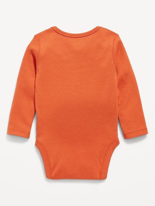 Image number 2 showing, Long-Sleeve Unisex Graphic Bodysuit for Baby