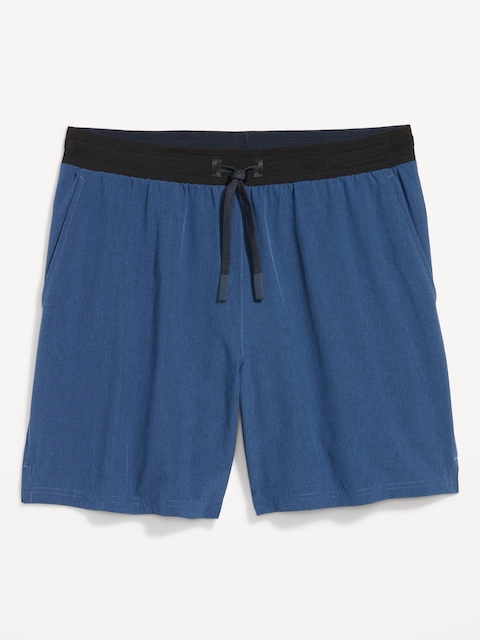 Hybrid Swim Shorts -- 7-inch inseam - In The Navy