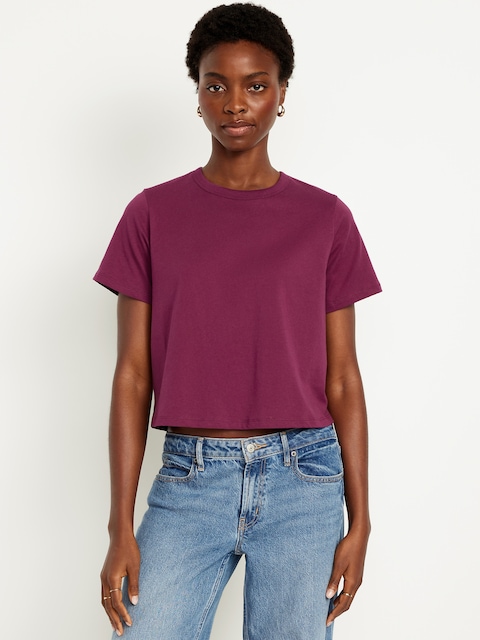 EveryWear Crop T-Shirt - Madder Root