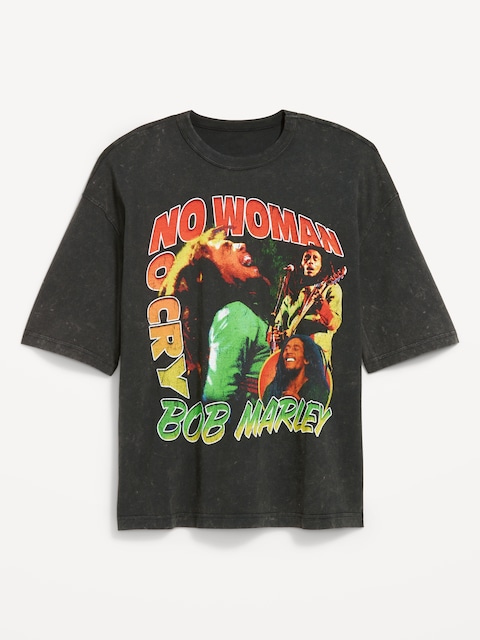 Bob Marley™ Cropped T-Shirt - No Woman, No Cry