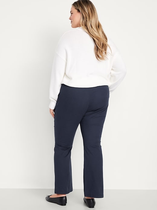 Image number 9 showing, High-Waisted Uniform Boot-Cut Pants
