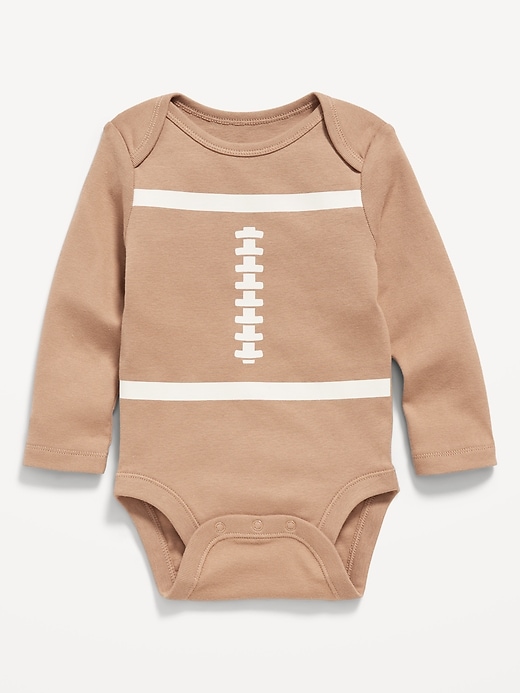 Image number 1 showing, Long-Sleeve Graphic Bodysuit for Baby
