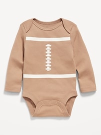 Image number 1 showing, Long-Sleeve Graphic Bodysuit for Baby