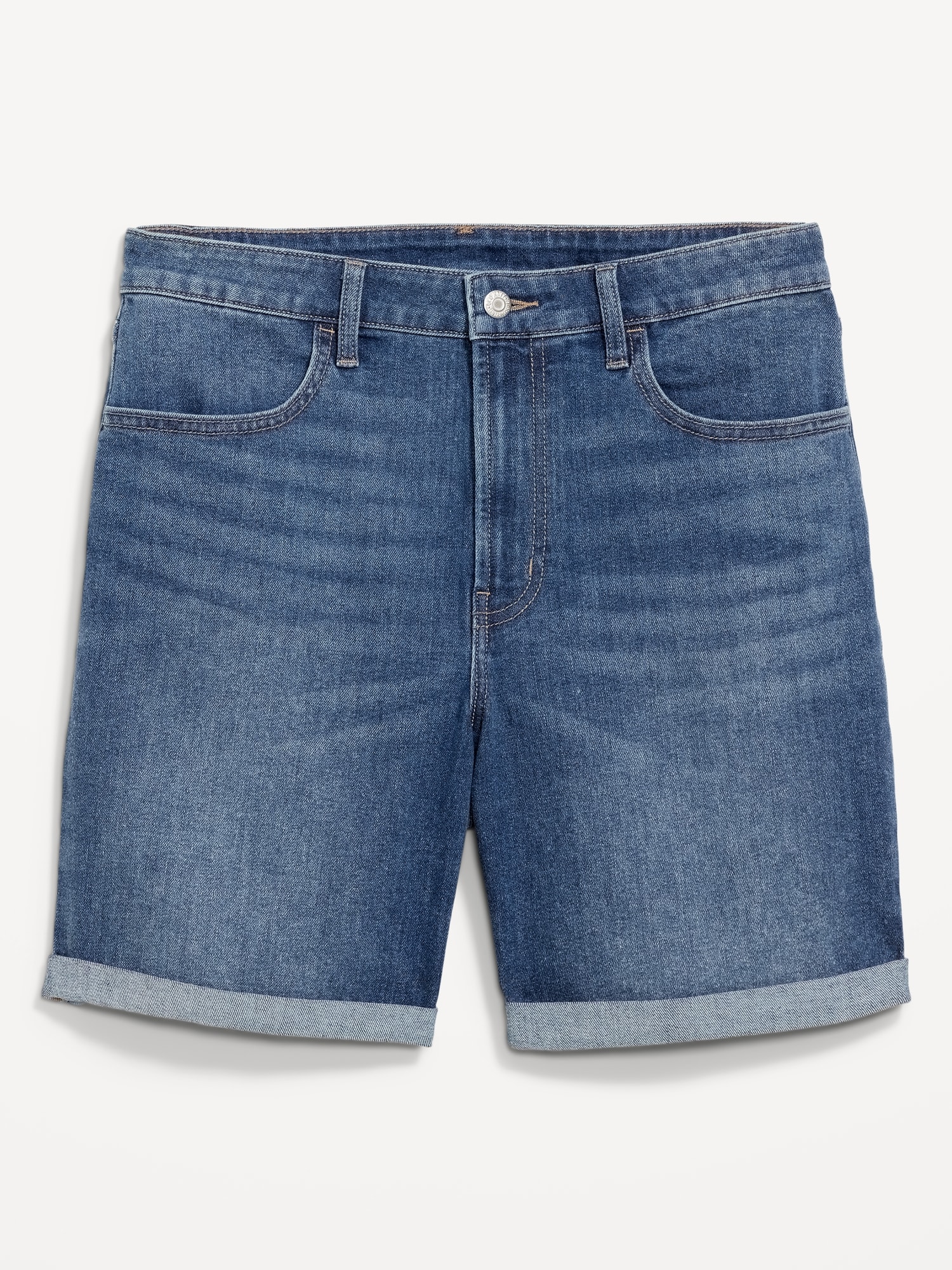 High-Waisted Wow Jean Shorts -- 7-inch inseam | Old Navy