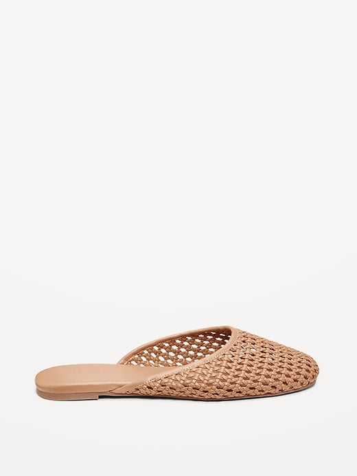Image number 4 showing, Faux-Leather Woven Mule for Women