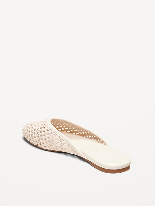Image number 5 showing, Faux-Leather Woven Mule for Women