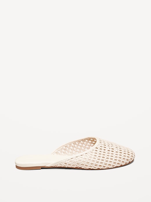 Image number 4 showing, Faux-Leather Woven Mule for Women