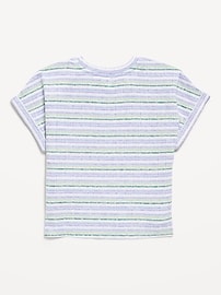 Image number 2 showing, Printed Dolman-Sleeve Rib-Knit T-Shirt for Toddler Girls