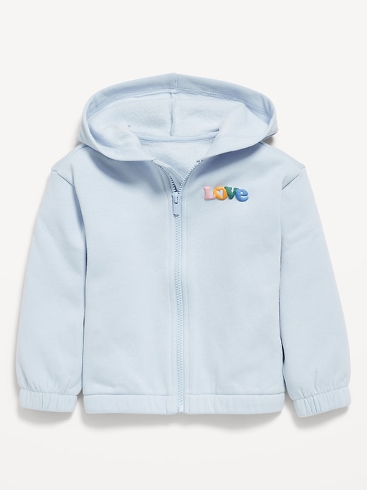 Image number 1 showing, Fleece Zip Hoodie for Toddler Girls