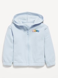 Image number 1 showing, Fleece Zip Hoodie for Toddler Girls