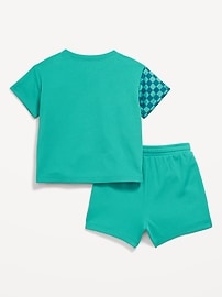 Image number 2 showing, Mesh Graphic Top and Shorts Set for Baby