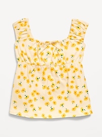 Image number 2 showing, Printed Short-Sleeve Top for Girls