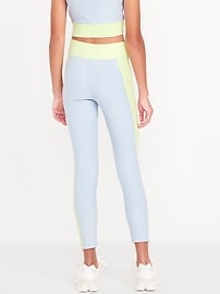 Image number 2 showing, High-Waisted PowerSoft 7/8-Length Performance Leggings for Girls