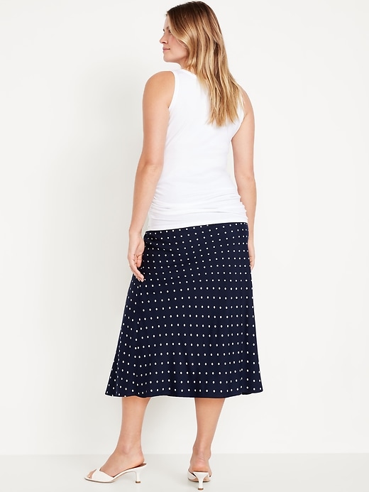 Image number 2 showing, Maternity A-Line Midi Skirt