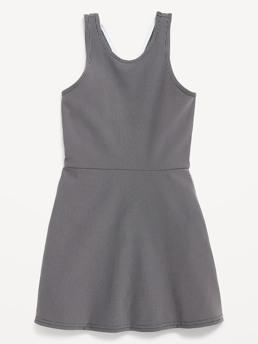 Image number 5 showing, PowerSoft Sleeveless Ribbed Athletic Dress for Girls
