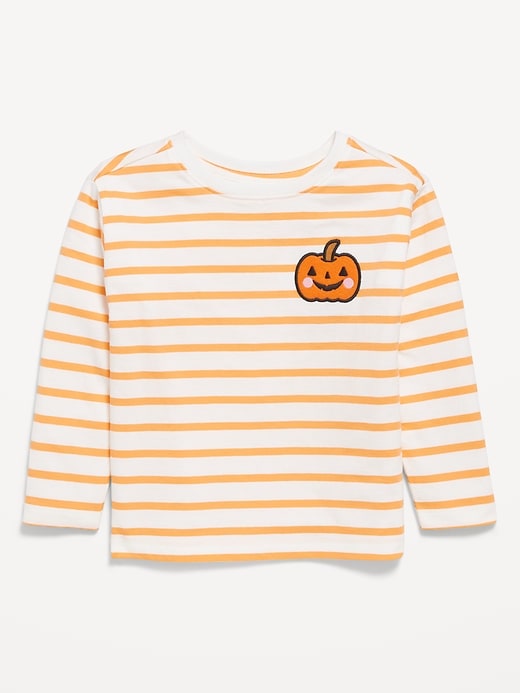 Image number 1 showing, Printed Long-Sleeve T-Shirt for Toddler Girls