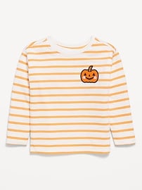 Image number 1 showing, Printed Long-Sleeve T-Shirt for Toddler Girls