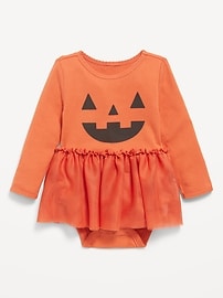 Image number 1 showing, Long-Sleeve Graphic Bodysuit Tutu Dress for Baby