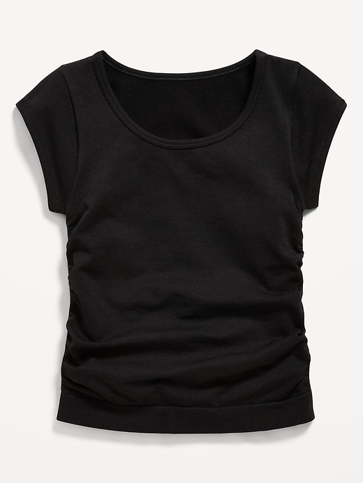 Fitted Ruched Seamless Performance Top for Girls | Old Navy