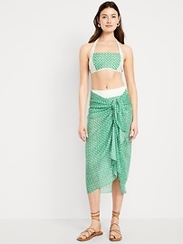 Image number 1 showing, Lightweight Swim Sarong Wrap
