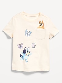 Image number 1 showing, Bluey™ Unisex Pocket Graphic T-Shirt for Toddler