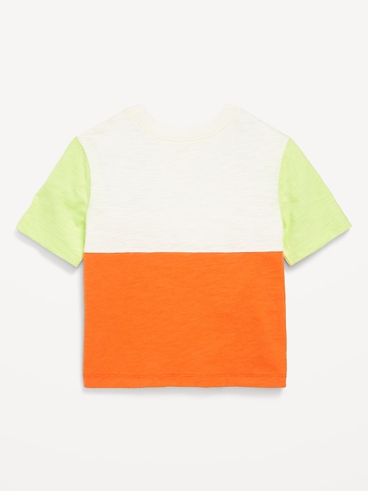 Image number 3 showing, Oversized Color-Block T-Shirt for Toddler Boys