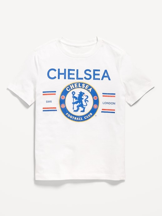 Image number 1 showing, Chelsea Football Club® Gender-Neutral Graphic T-Shirt for Kids