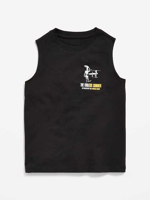 The Endless Summer™ Muscle Tank Top for Boys - Black Jack